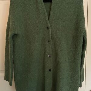 Elegant Forest Green Cardigan for Women